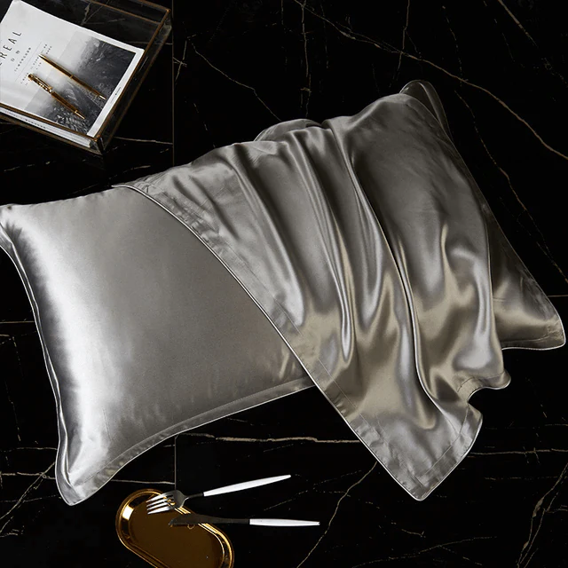 Mulberry Silk and Lyocell Pillowcase Pair - Iris