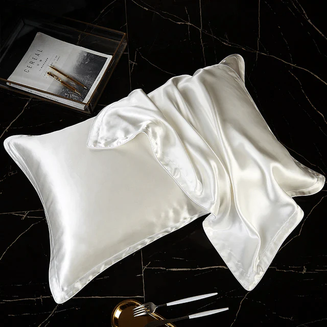 Mulberry Silk and Lyocell Pillowcase Pair - Iris - Image 2