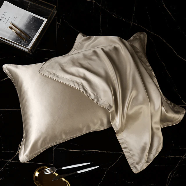 Mulberry Silk and Lyocell Pillowcase Pair - Iris - Image 5