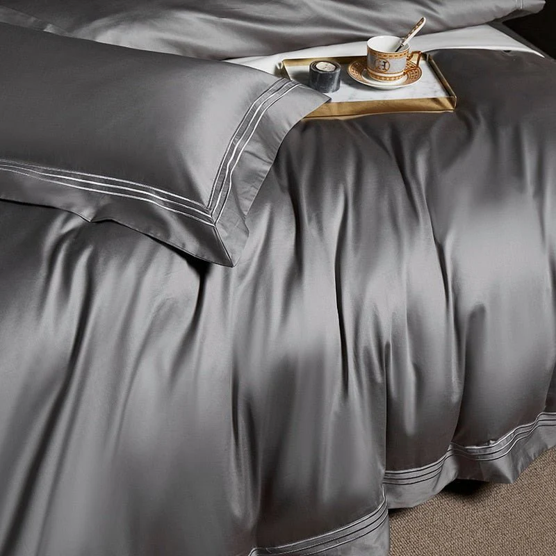 Egyptian Cotton Duvet Cover & Shams – Belvedere Luxury - Image 8
