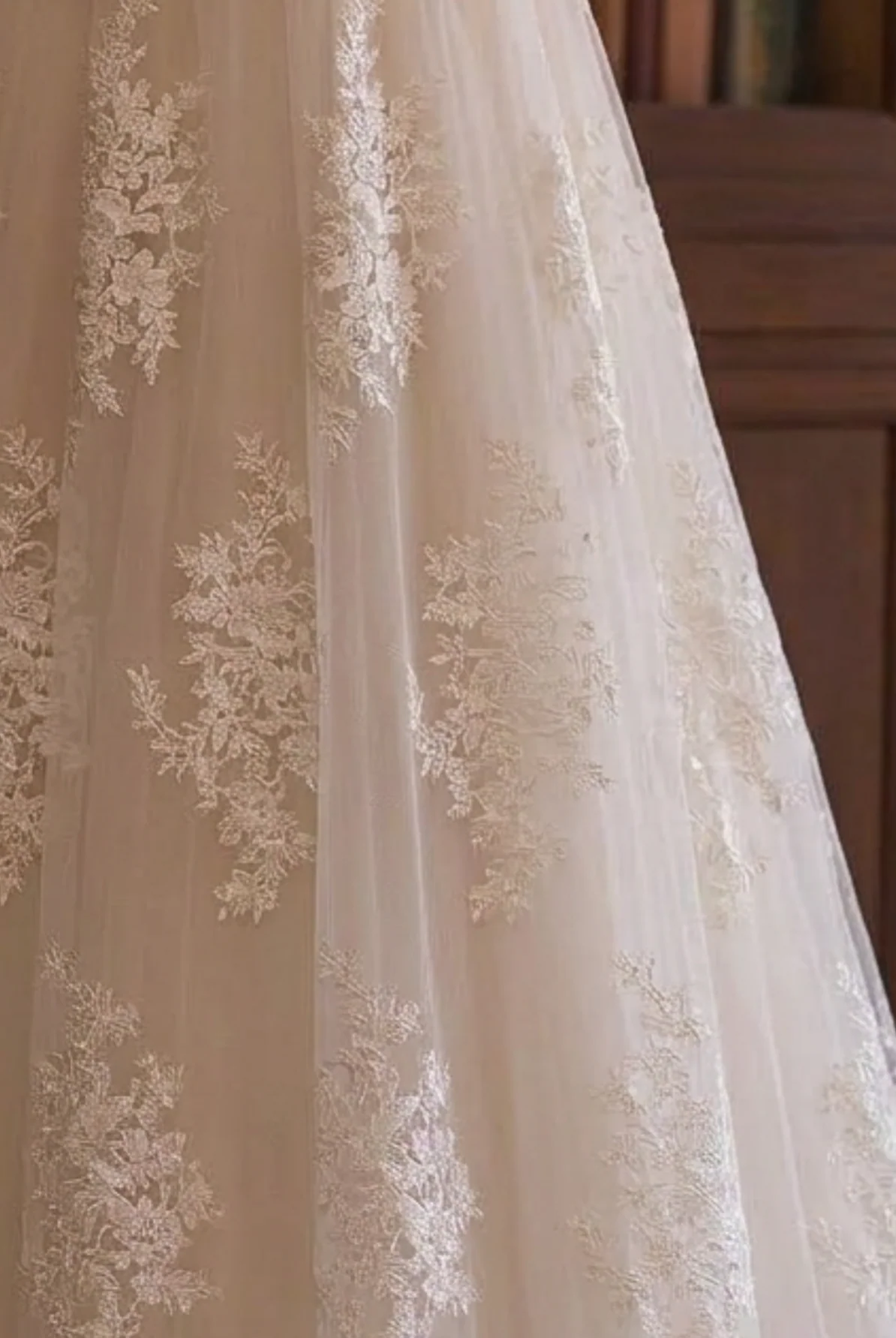 Bridgerton Daphne White Bridal Dress With Lace - Regency Era Ball Gown Plus Size - Image 6