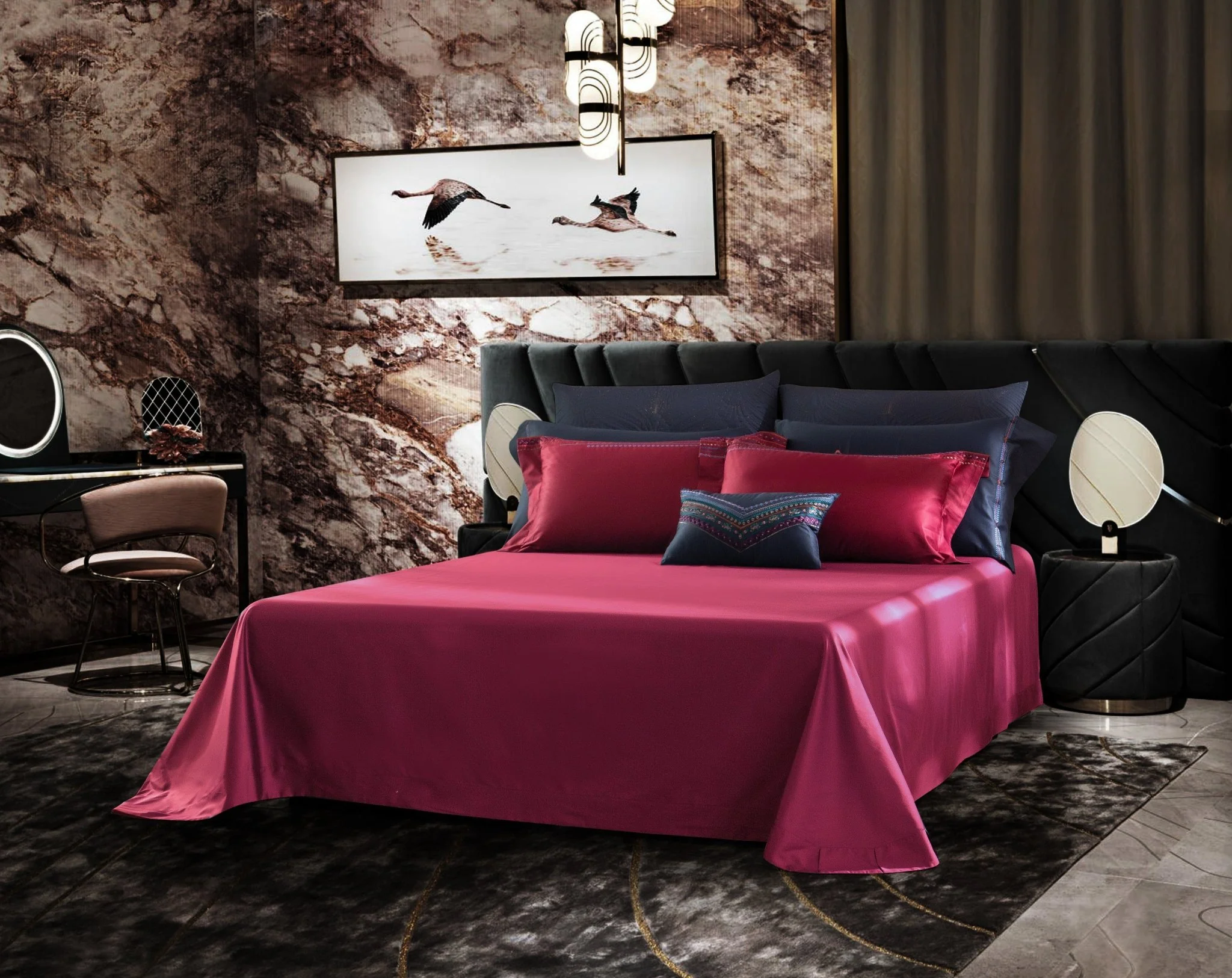 Clennet Luxury Egyptian Cotton Embroidery Bedding Set - Image 3