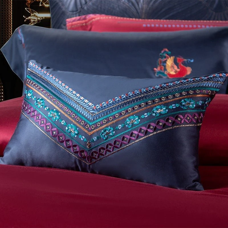 Clennet Luxury Egyptian Cotton Embroidery Bedding Set - Image 4