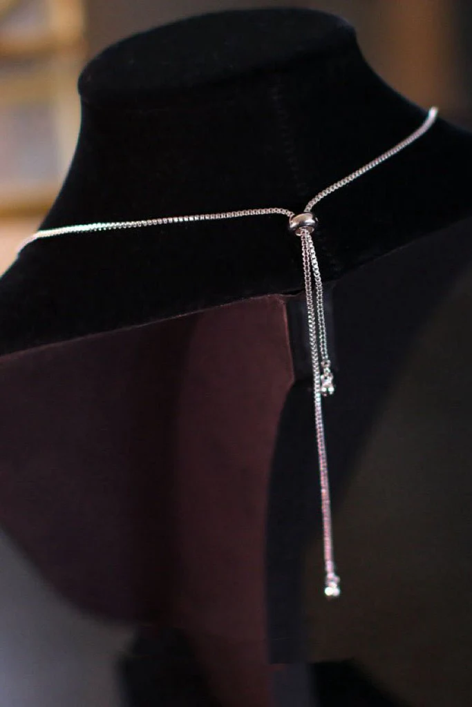 Luxurious and Versatile Choker with Adjustable Zircon Necklace Ideal for Bridal Evening Daily Wear - Image 4