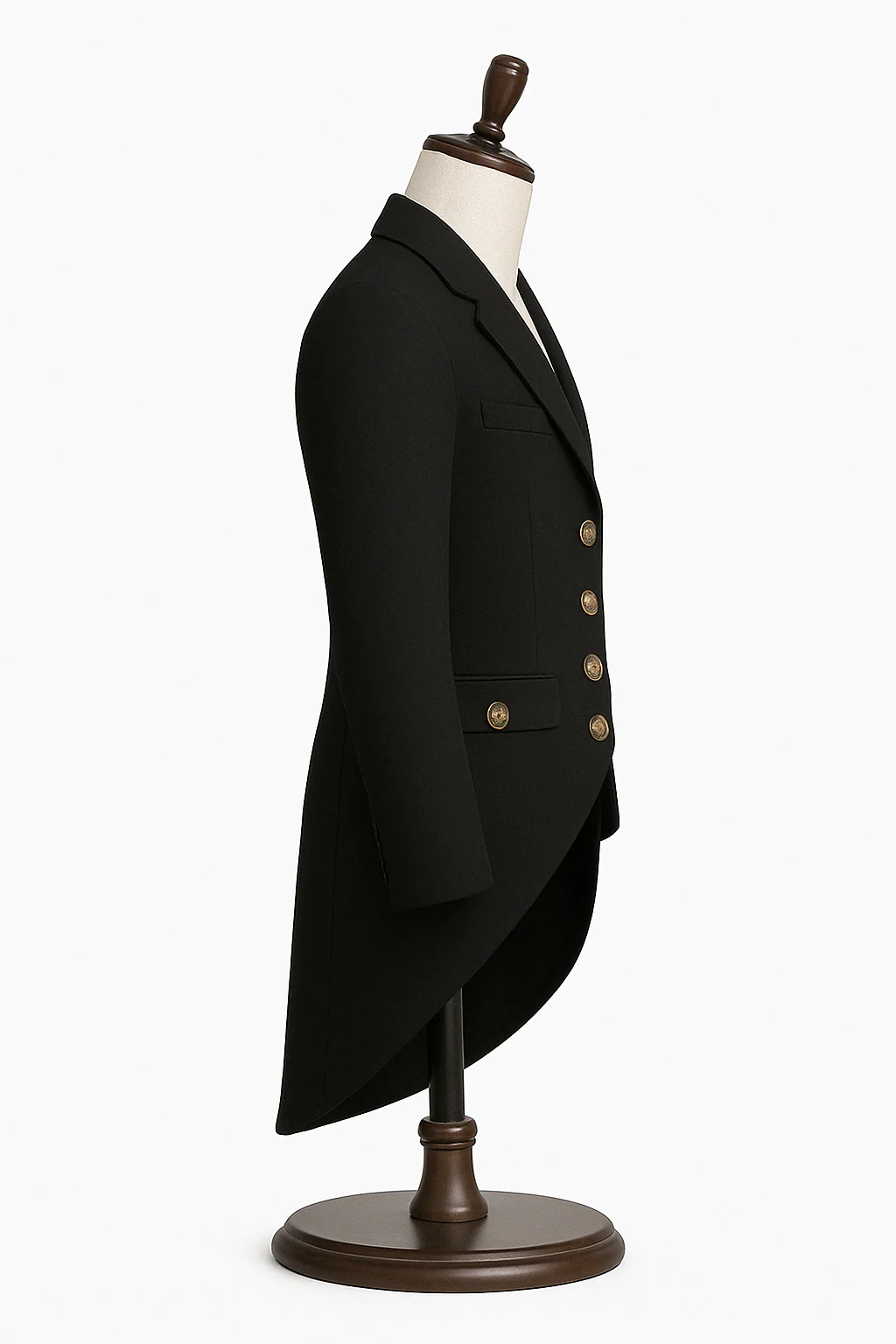 British Palace Tailcoat Long Suit Jacket for Men - Casual Plus Size Two-Piece Outfit with Personality for Hosting and Performances- Plus Size - Image 3