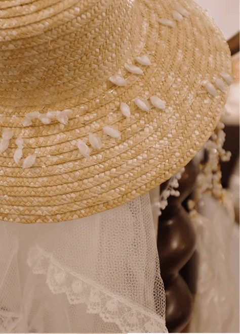 Regency Era Bonnet Inspired By Bridgerton -  Vintage Floral Hat - Image 5