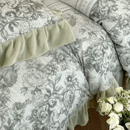 Rêve Florissant Bedding Set – Velvet Garden Reverie - Image 18