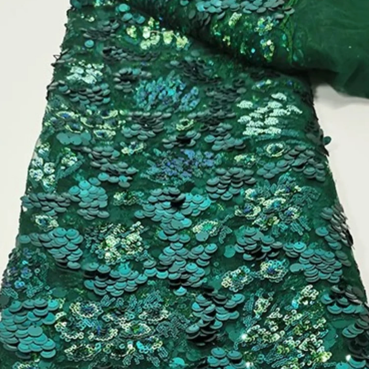 Gothic Emerald Regency Era Embroidered Dress with Bow - Empire Waist Tulle Gown Plus Size - Image 6
