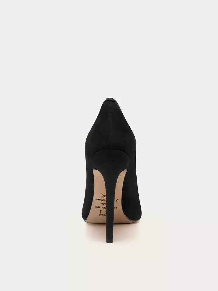 Gothic High Heels with Metallic Embellishments for Formal Wear - Image 3
