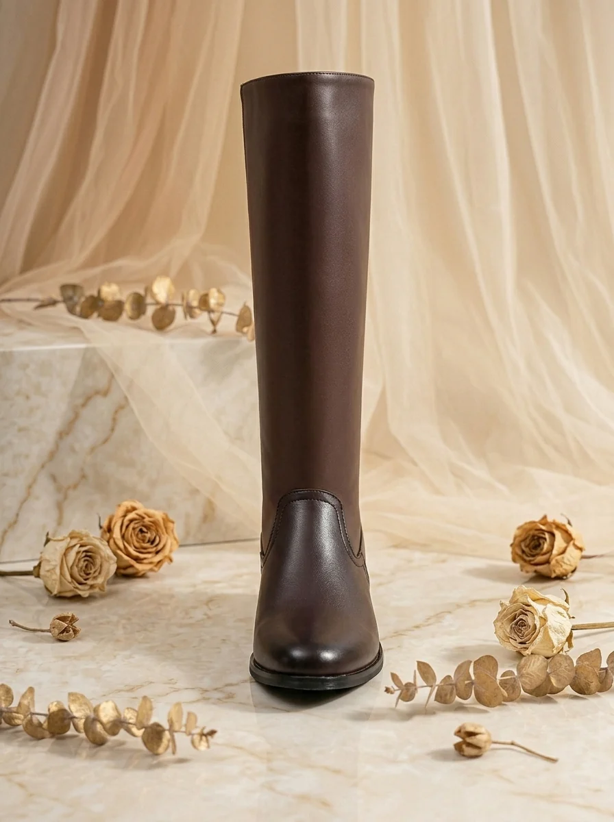Handmade Regency Era Men Boots – Rococo Baroque Style with Bridgestone Leather - Image 4