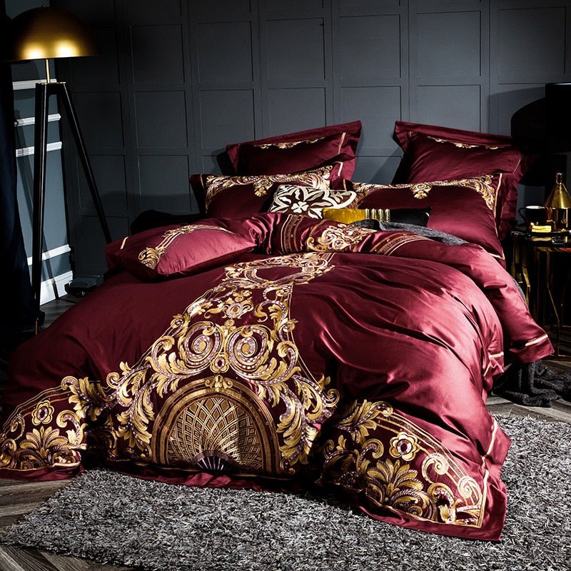Elizabeth Duvet Cover & Shams in Egyptian Cotton – Classic Ivory Elegance - Image 10