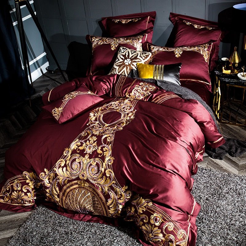 Elizabeth Duvet Cover & Shams in Egyptian Cotton – Classic Ivory Elegance - Image 11