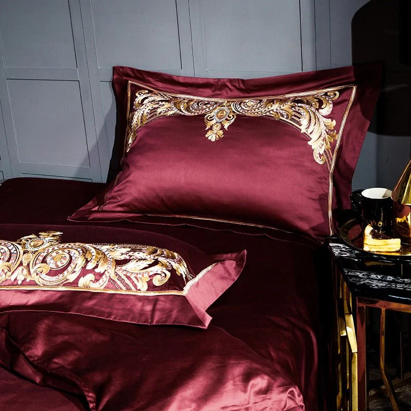 Elizabeth Duvet Cover & Shams in Egyptian Cotton – Classic Ivory Elegance - Image 12