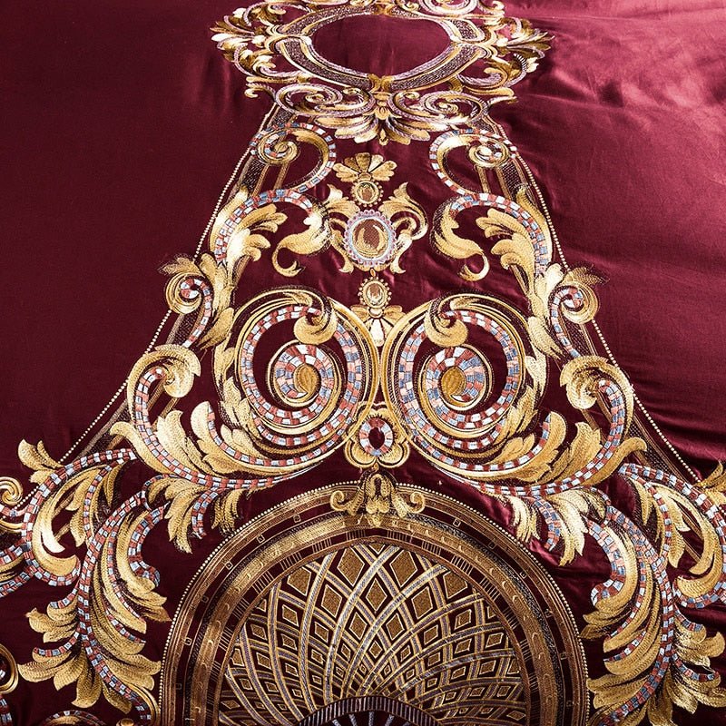 Elizabeth Duvet Cover & Shams in Egyptian Cotton – Classic Ivory Elegance - Image 14