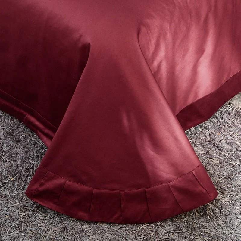 Elizabeth Duvet Cover & Shams in Egyptian Cotton – Classic Ivory Elegance - Image 16