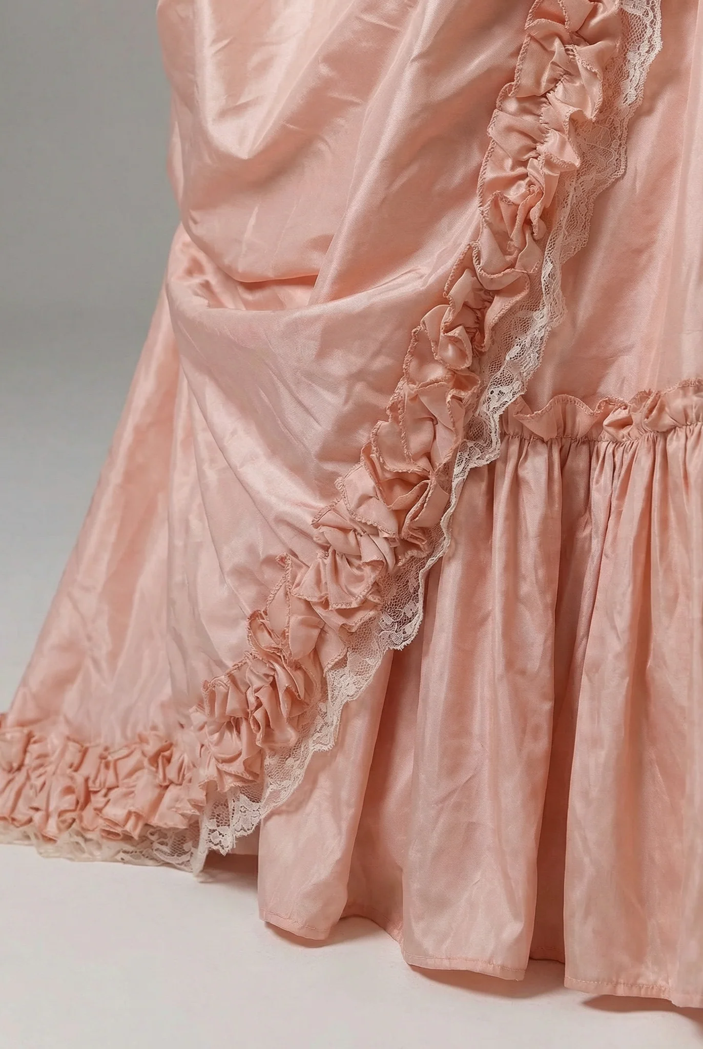Princess Pink Antique Wedding Dress - Pink Victorian Rococo Ball Gown Baroque dress Plus Size - Image 5