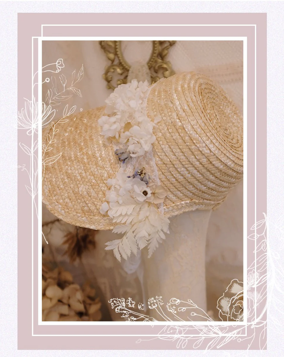 Regency Era Flower Bonnet Inspired By Bridgerton - Vintage Hat - Image 5