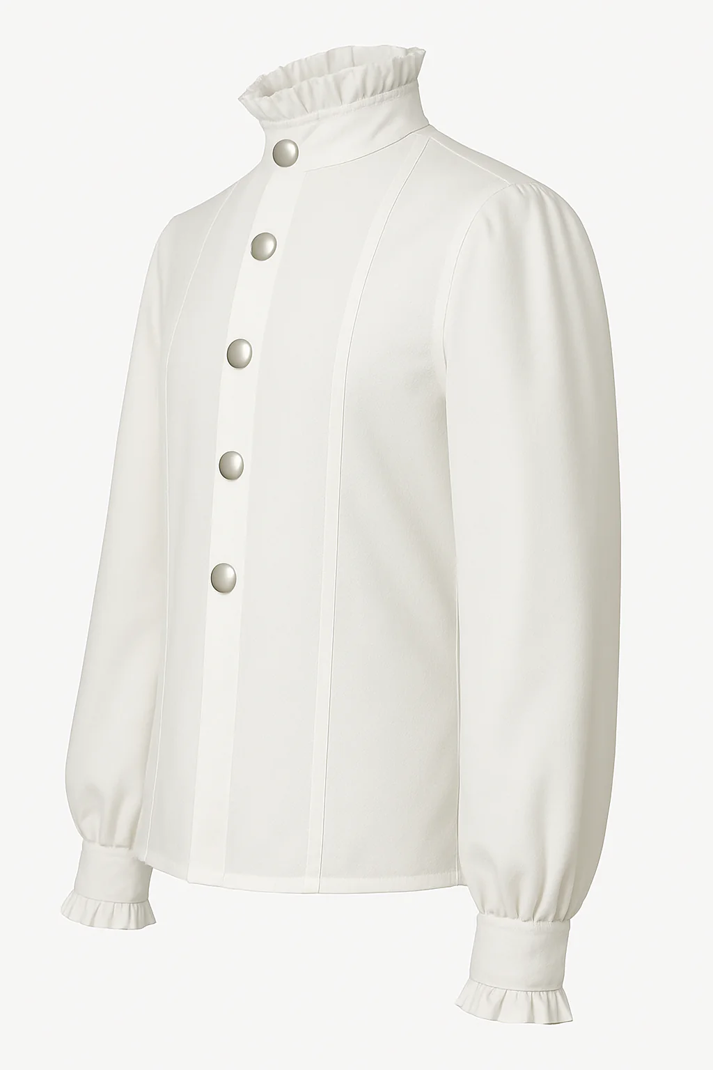 Regency Style Bridgerton Men's Long Sleeve Shirt-Plus Size - Image 5
