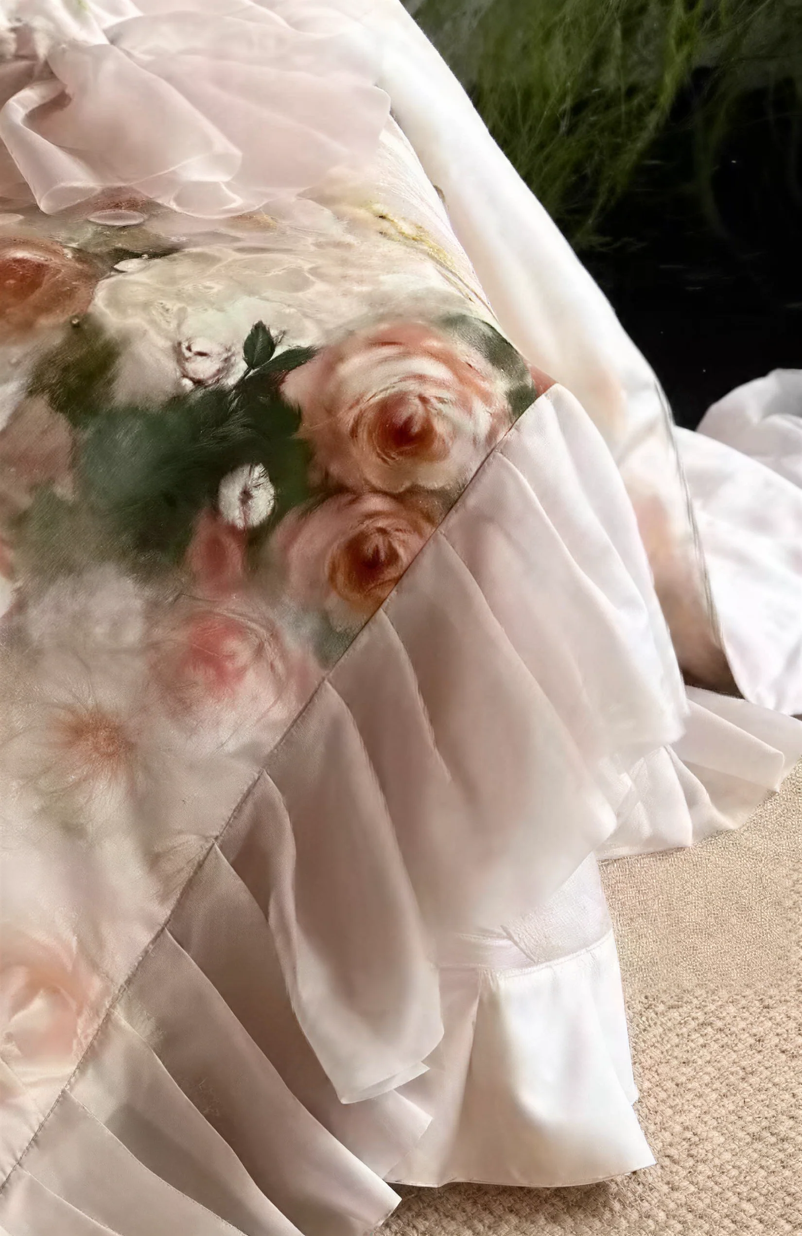 Romantic Vintage Blossom – Tencel-Cotton Bedding Set - Image 5