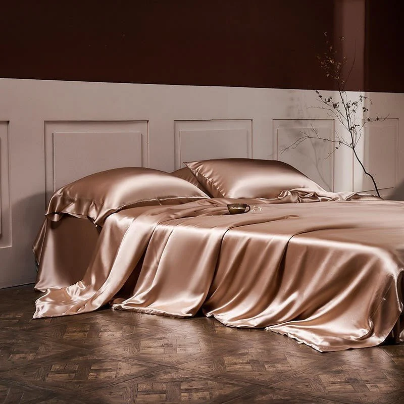 Pure Mulberry Silk Bedding Set – Royalis Rose Gold Luxury - Image 2