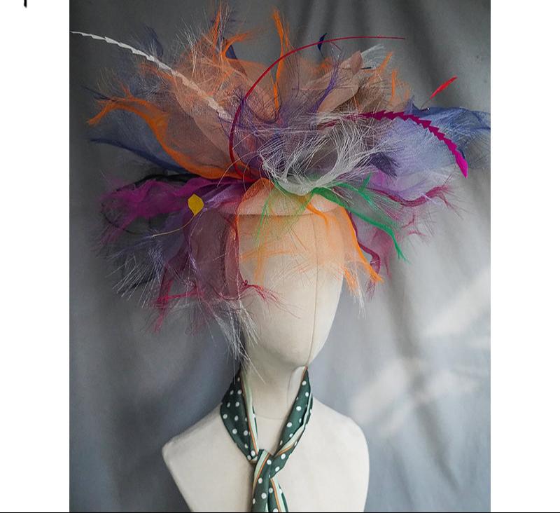 Multicolor Fascinator Hat - Amazon Fascinator Hats and Hair Fascinators - Image 4