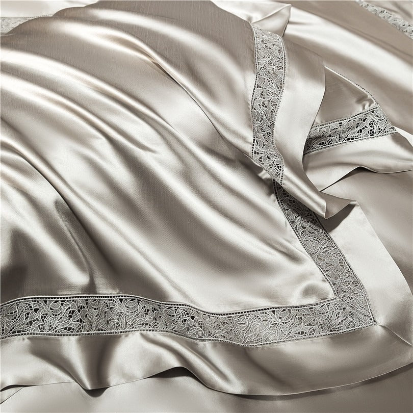 Willa Ash Modern Satin Egyptian Cotton Bedding Set - Image 7