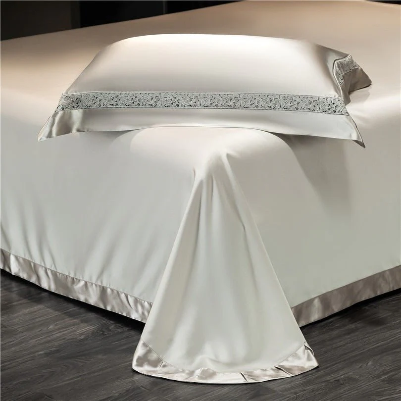 Willa Ash Modern Satin Egyptian Cotton Bedding Set - Image 9